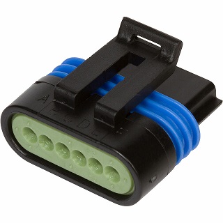 Connector: wire-wire; 12162210 DELPHI; plug; female; PIN: 6; IP67