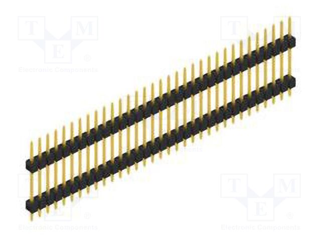Connector: pin strips; pin header; male; PIN: 33; 2.54mm; THT; 1x33