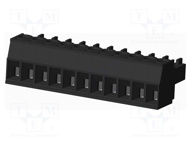 Connector: pluggable terminal block; plug; female; straight; 300V