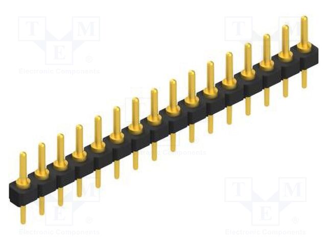 Connector: pin strips; pin header; male; PIN: 16; 2.54mm; THT; 1x16