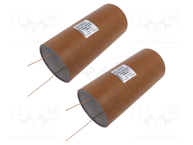 Capacitor: copper-polypropylene-paper; 10uF; 600VDC; ±5%; 0.0035