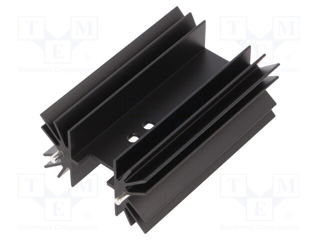 Heat Sink, Square, PCB, Black Anodized, 3 °C/W, TO-220, 25 mm, 63.5 mm, 41.6 mm