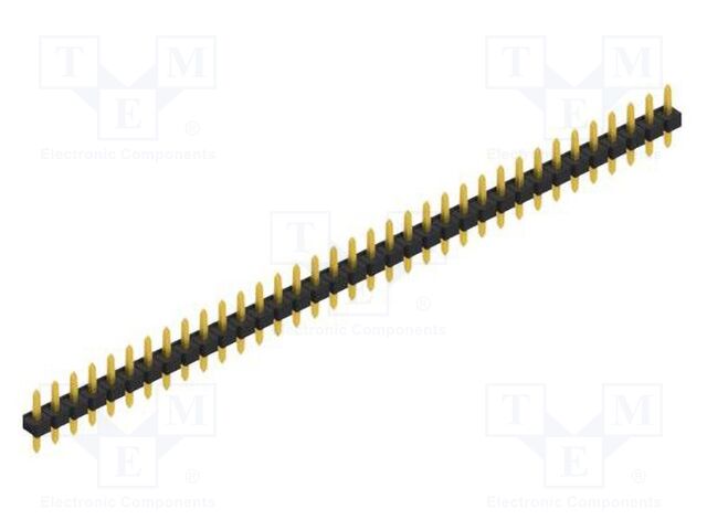 Connector: pin strips; pin header; male; PIN: 35; 2.54mm; THT; 1x35