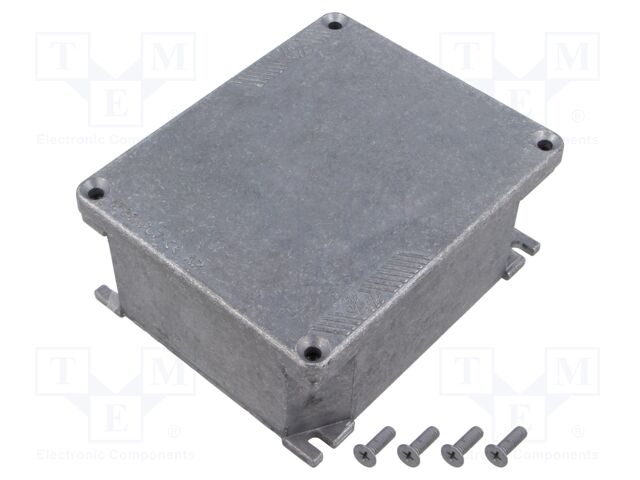 Enclosure: multipurpose; X: 115mm; Y: 140mm; Z: 61mm; aluminium