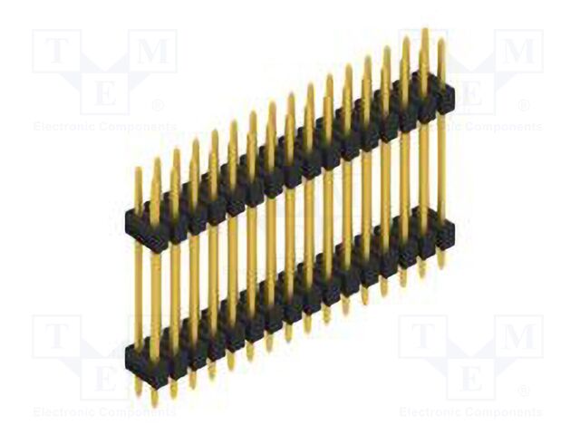 Connector: pin strips; pin header; male; PIN: 32; 2.54mm; THT; 2x16