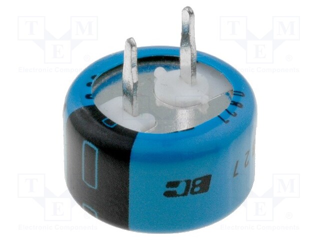 Capacitor: electrolytic; backup capacitor,supercapacitor; THT