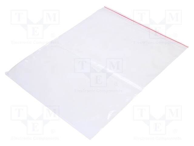 Self-seal bag; L: 450mm; Width: 350mm; Pcs: 100; Thick: 45um