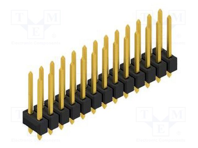 Connector: pin strips; pin header; male; PIN: 26; 2.54mm; THT; 2x13