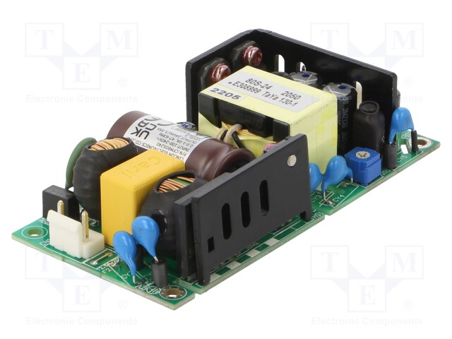 Power supply: switched-mode; 80W; 120÷370VDC; 90÷264VAC; 24VDC
