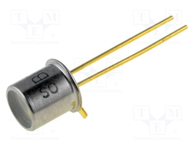 PIN IR photodiode; TO18; 850nm; 350-1100nm; 40°; Mounting: THT; 1nA