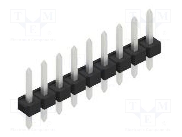 Connector: pin strips; pin header; male; PIN: 9; 2.54mm; THT; 1x9