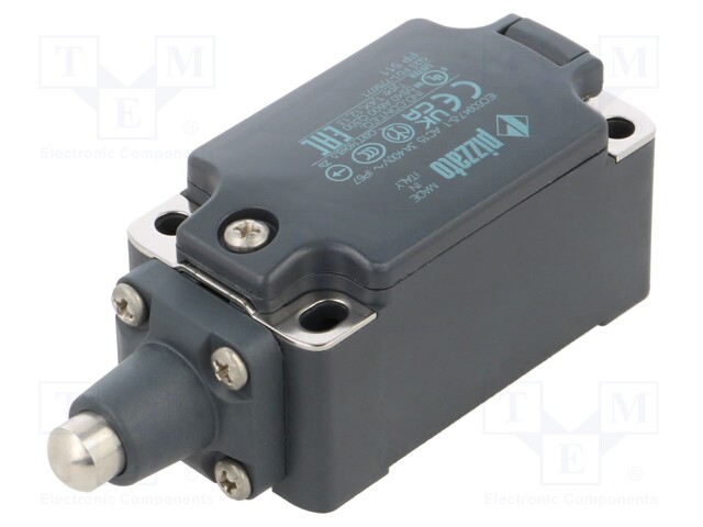 Limit switch; pin plunger Ø10mm; NO + NC; 10A; max.500VAC; PG13,5
