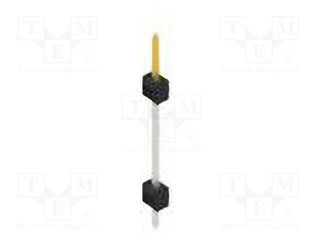 Connector: pin strips; pin header; male; PIN: 1; 2.54mm; THT; 1x1