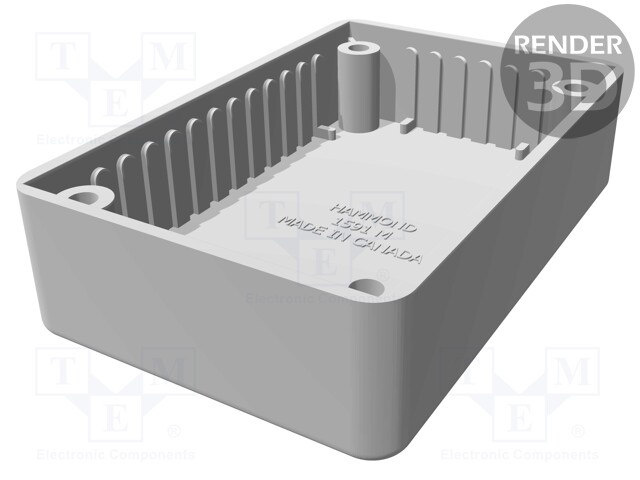 Enclosure: multipurpose; X: 56mm; Y: 85mm; Z: 25mm; 1591S; ABS; grey