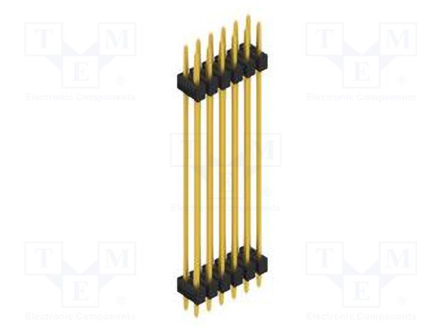 Connector: pin strips; pin header; male; PIN: 12; 2.54mm; THT; 2x6