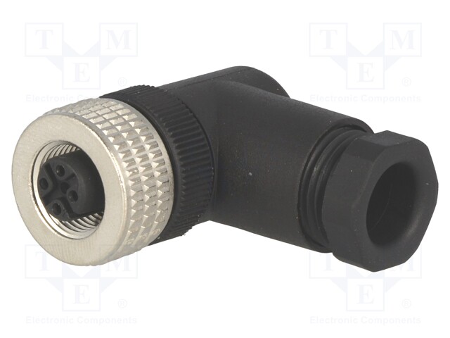 Plug; M12; PIN: 5; female; A code-DeviceNet / CANopen; for cable