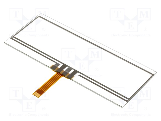Touch panel; Dim: 93.8x37.7mm; 90x24mm; PIN: 4; Layout: 1x4