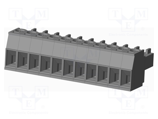 Connector: pluggable terminal block; plug; female; straight; grey