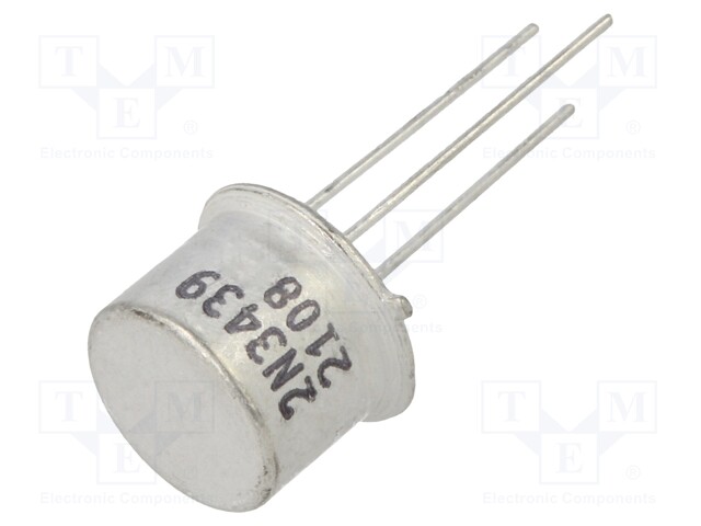 Transistor: NPN; bipolar; 350V; 1A; 5W; TO39