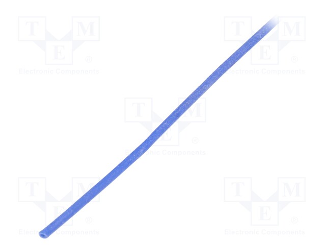 Insulating tube; Mat: silicone; blue; Øint: 0.8mm