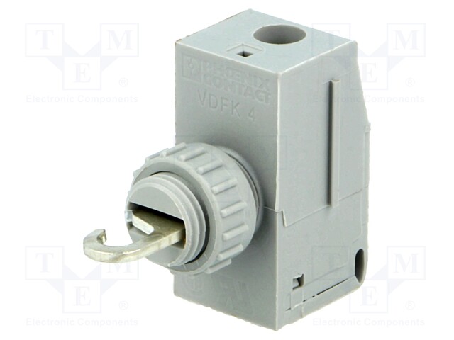 Terminal block; 0.2÷6mm2; soldering,screw terminal; 500V; 32A