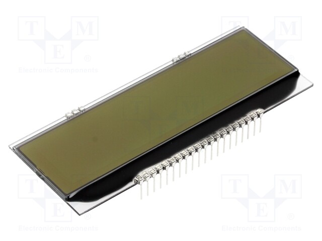 Display: LCD; graphical; 240x64; FSTN Positive; white; 94x38.1mm
