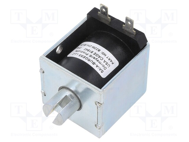 Electromagnet: pull; Usup: 12VDC; Power: 9.9W; Force: 35.6N; 14.55Ω