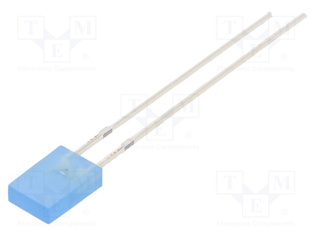 LED; rectangular; 2x5x7mm; bipolar; blue; 220÷330mcd; 100°; 20mA