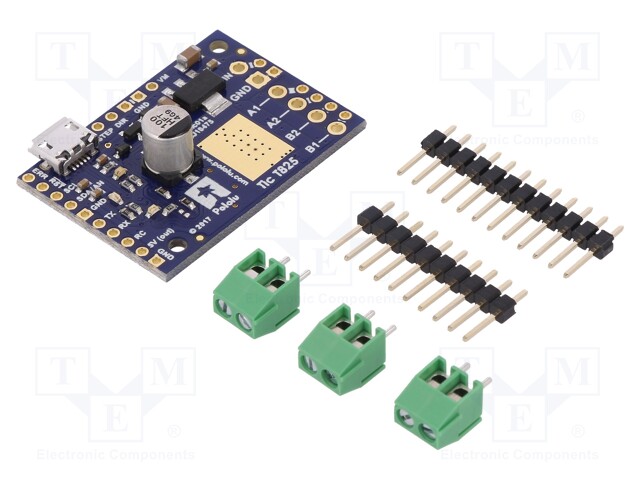 Stepper motor controller; DRV8825; I2C,PWM,RC,TTL,USB,analog