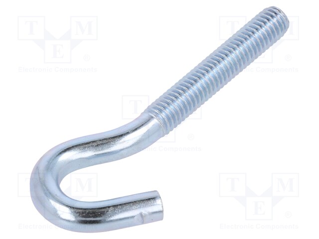 Hook; angular; steel; zinc; 60mm