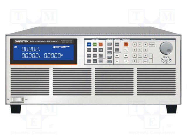 Electronic load DC; 0÷150V; 0÷400A; 6kW; PEL-5000G; 177x440x745mm