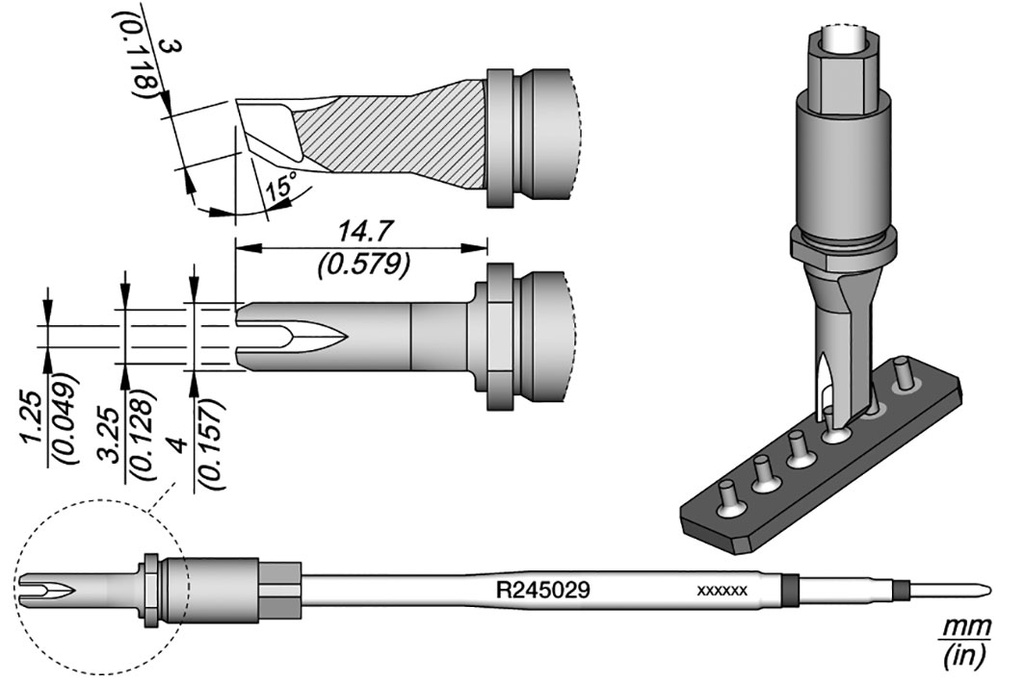 Tip; special; 1.25mm