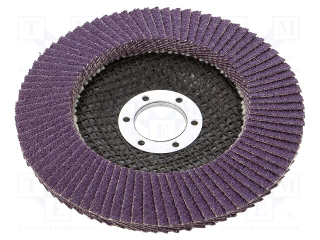 Flap grinding wheels; Ø: 125mm; Øhole: 22mm; Granularity: 40