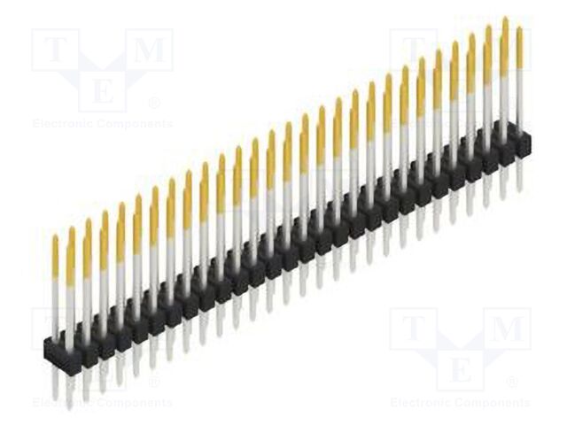 Connector: pin strips; pin header; male; PIN: 56; 2.54mm; THT; 2x28