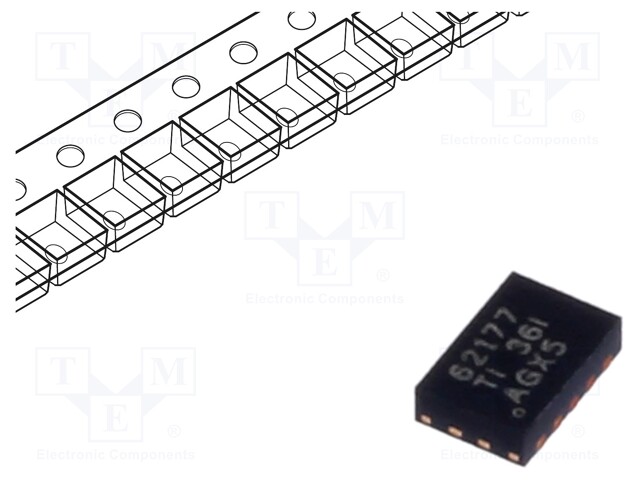 IC: PMIC; DC/DC converter; Uin: 4.75÷28VDC; Uout: 3.3VDC; 0.5A; Ch: 1
