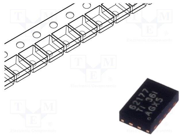 Synchronous Buck (Step Down) Switching Regulator, Fixed, 4.75V-28V In, 3.3V And 0.5A Out, WSON-10