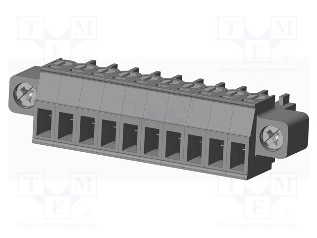 Connector: pluggable terminal block; plug; female; straight; grey