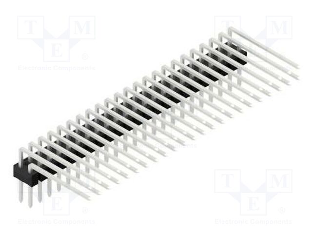 Connector: pin strips; pin header; male; PIN: 46; 2.54mm; THT; 2x23