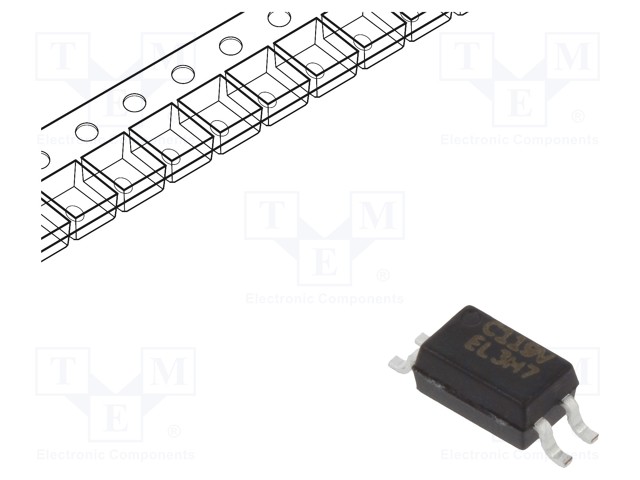 Optocoupler; SMD; Channels: 1; Out: transistor; Uinsul: 3.75kV