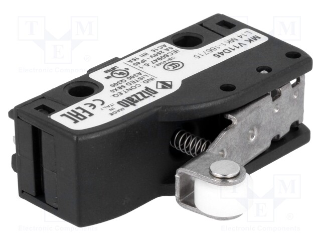 Microswitch SNAP ACTION; with lever (with roller); SPDT; Pos: 2