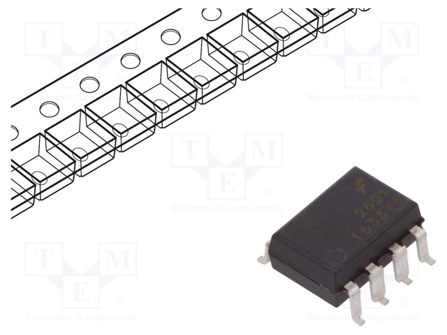 Optocoupler; SMD; Channels: 1; Out: logic; 2.5kV; 10Mbps; 5kV/μs