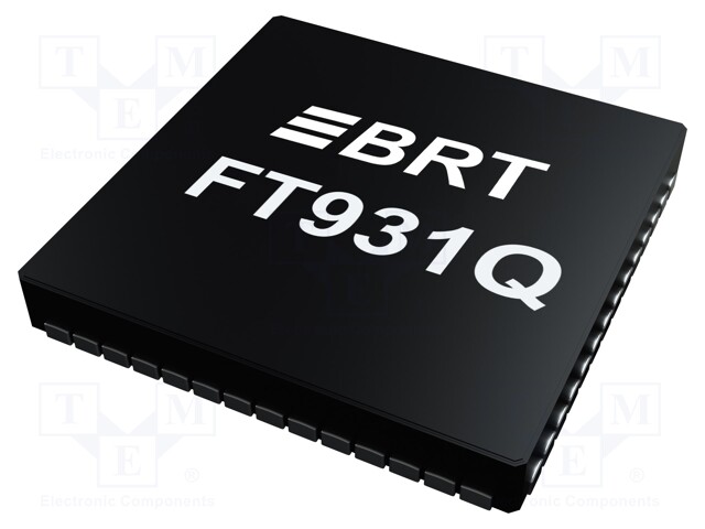Microcontroller; SRAM: 32kB; Flash: 128kB; QFN56; 16bit timers: 4