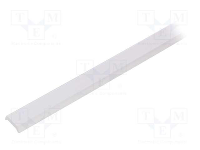 Cover for LED profiles; white; 1m; HS-11; push-in