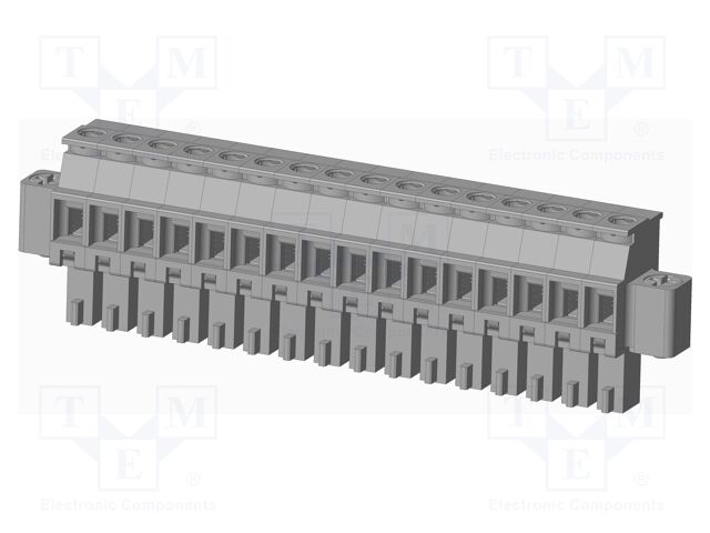 Connector: pluggable terminal block; plug; female; angled 90°