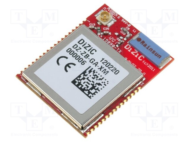 Module: ZigBee; 2.4GHz; GPIO,I2C,USART; -105dBm; 20dBm
