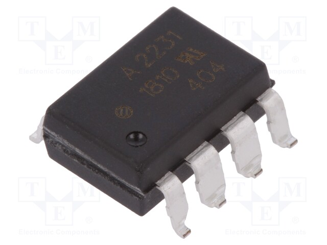 Optocoupler; SMD; Channels: 2; Out: gate; 3.75kV; Gull wing 8
