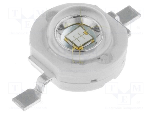 Power LED; EMITER; yellow; 585-595nm; 140÷160lm; 140°; P: 5W