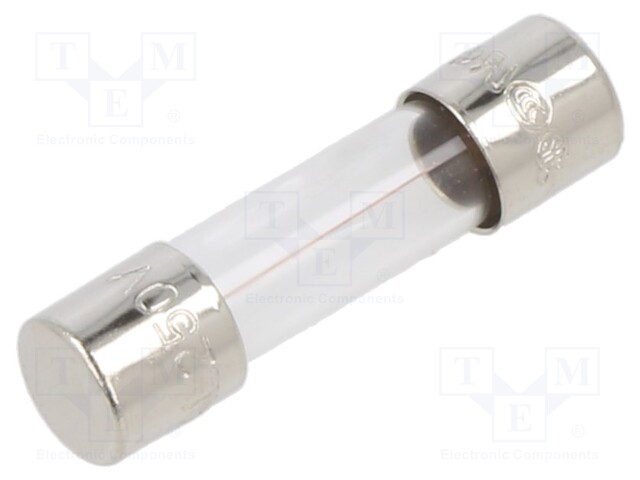 Fuse: fuse; time-lag; 800mA; 250VAC; cylindrical,glass; 5x20mm