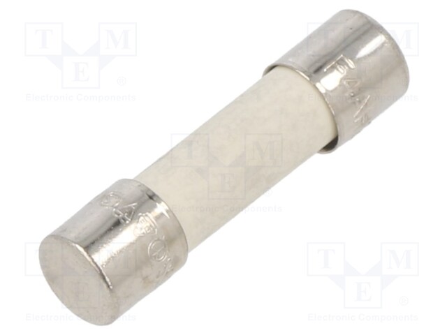 Fuse: fuse; quick blow; 4A; 250VAC; ceramic,cylindrical; 5x20mm