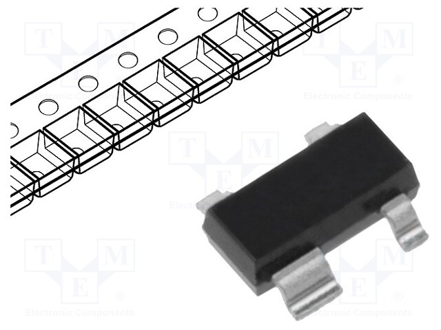 Diode: TVS array; 6V; 25A; 500W; unidirectional; SOT143; Ch: 2